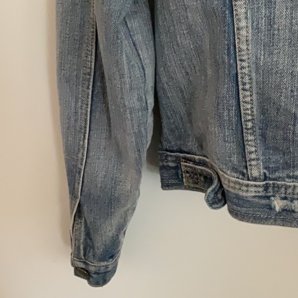 Rue21 Blue Denim Jacket with Lace Accents - Picture 11 of 13